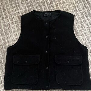 Banana Republic Black Fleece Vest